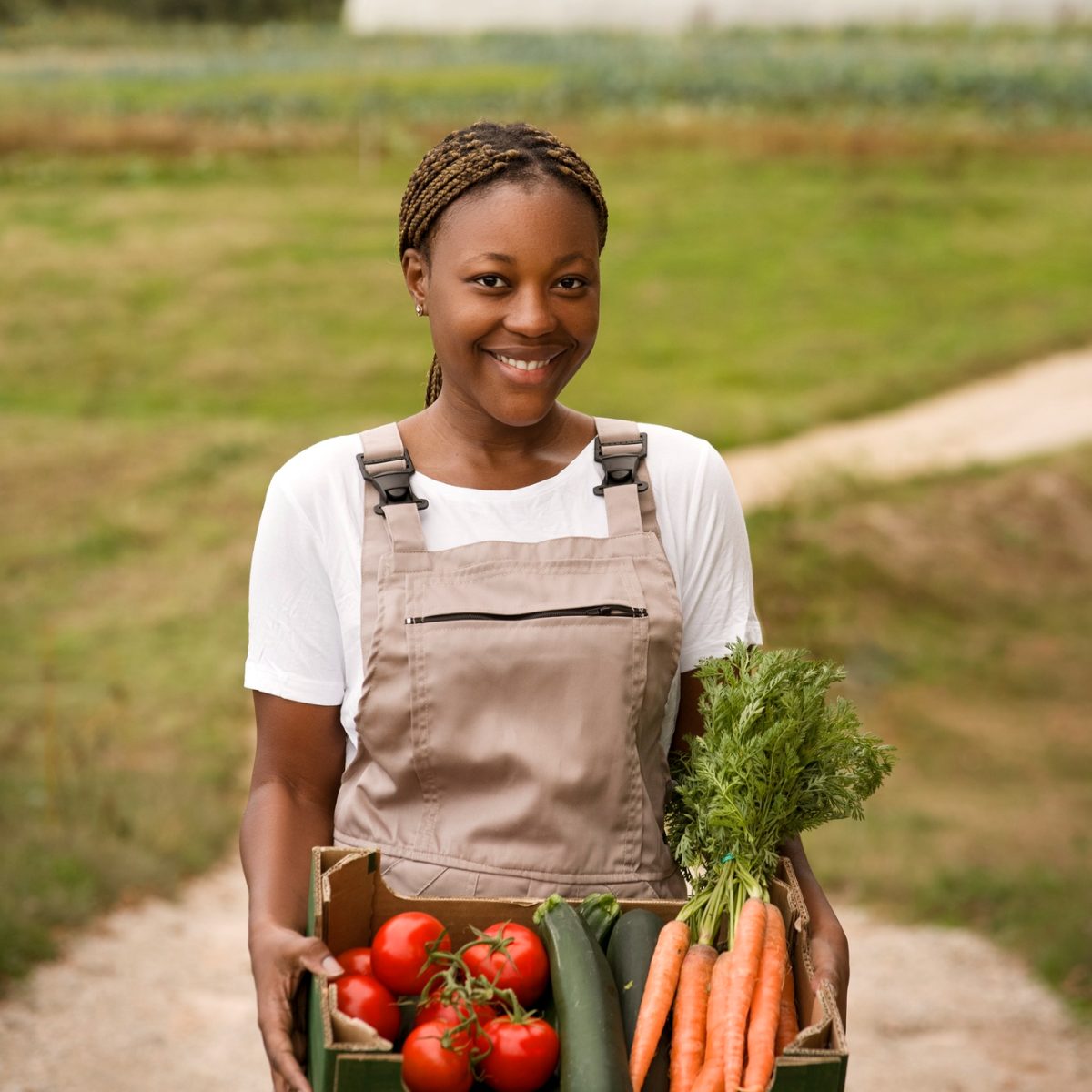 girl with veges girl with veges